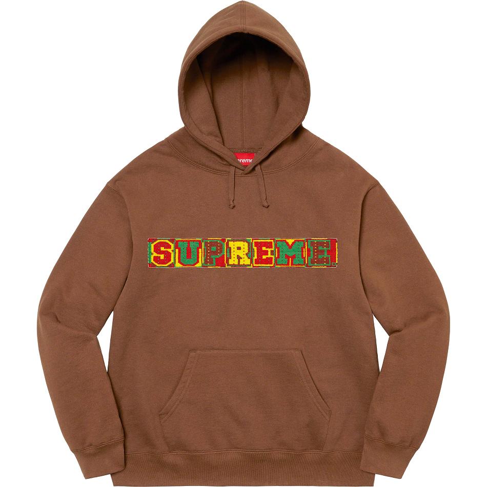Supreme Beaded Hupullinen Puserot Ruskea | FI273QZ