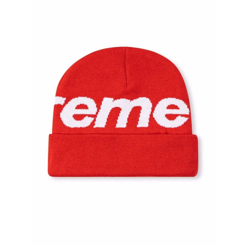Supreme Big Logo Beanie Hatut Punainen | FI113VD