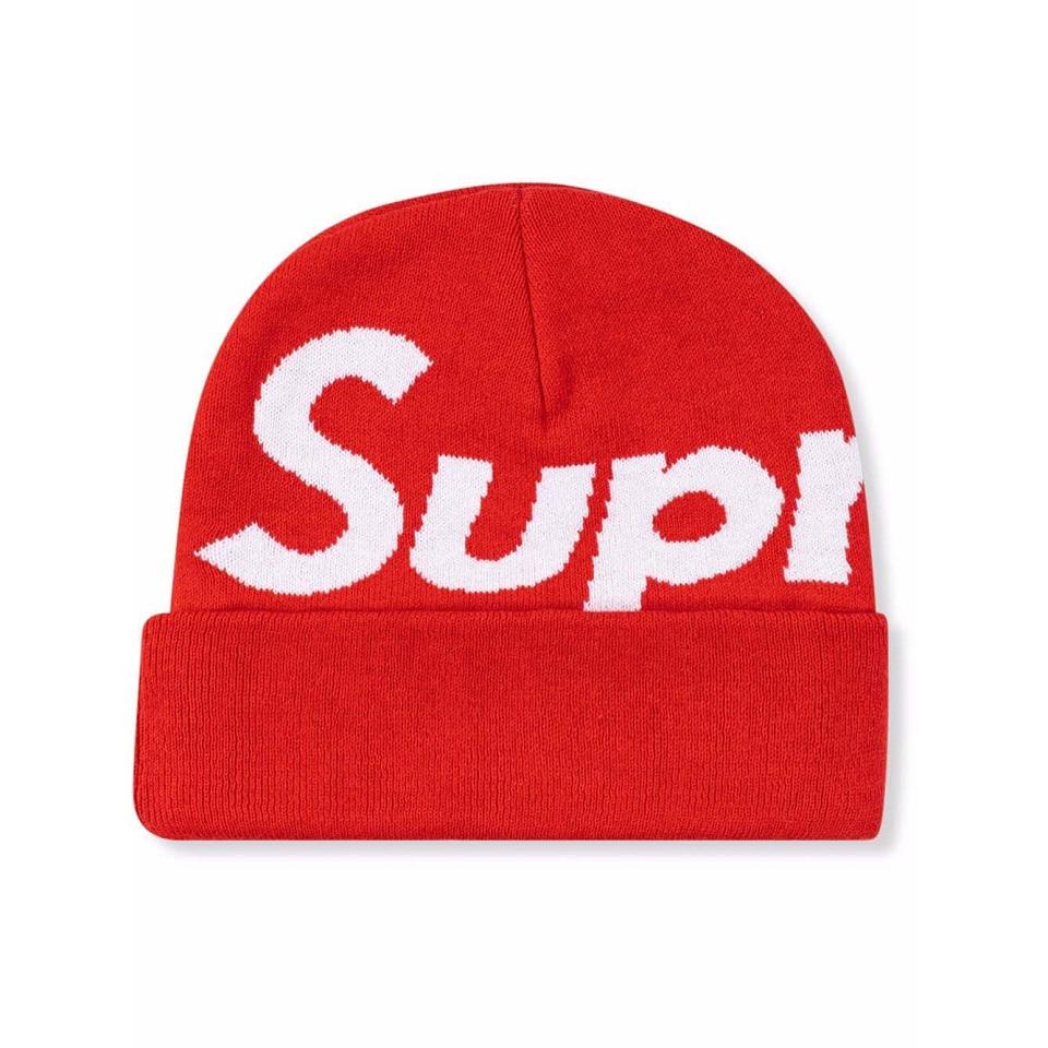 Supreme Big Logo Beanie Hatut Punainen | FI113VD