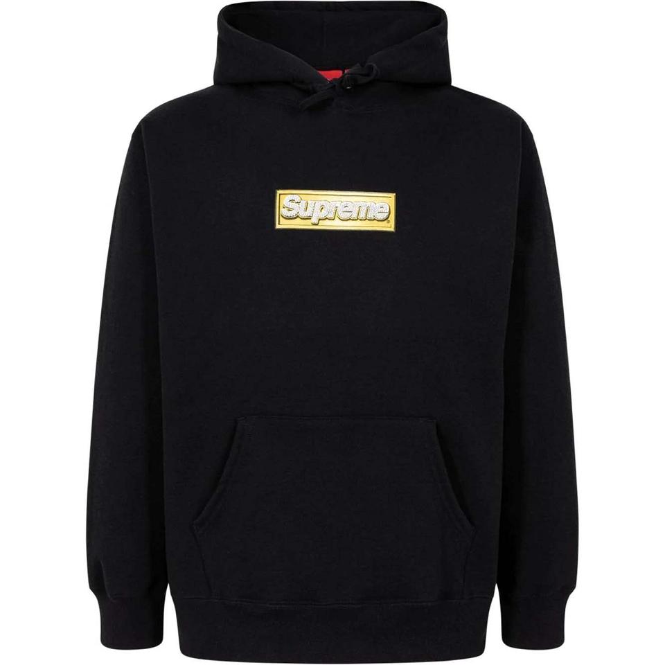 Supreme Bling Box Logo Huppari Mustat | FI489OR