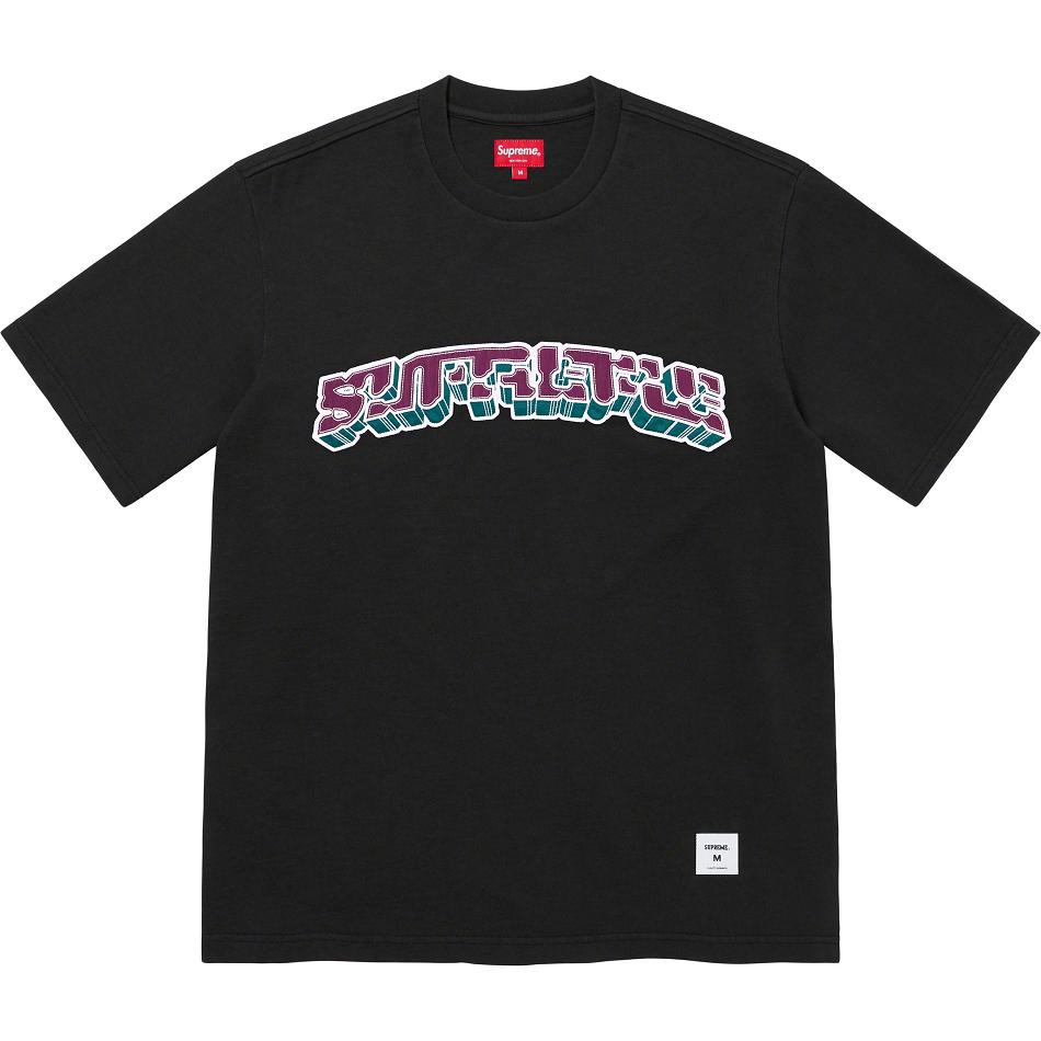Supreme Block Arc S/S Top Neulepuserot Mustat | FI330YU