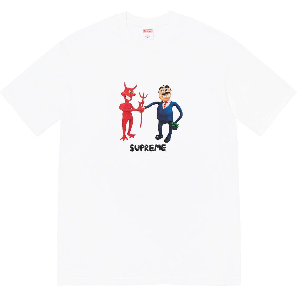 Supreme Business Tee T Paidat Valkoinen | FI217VD