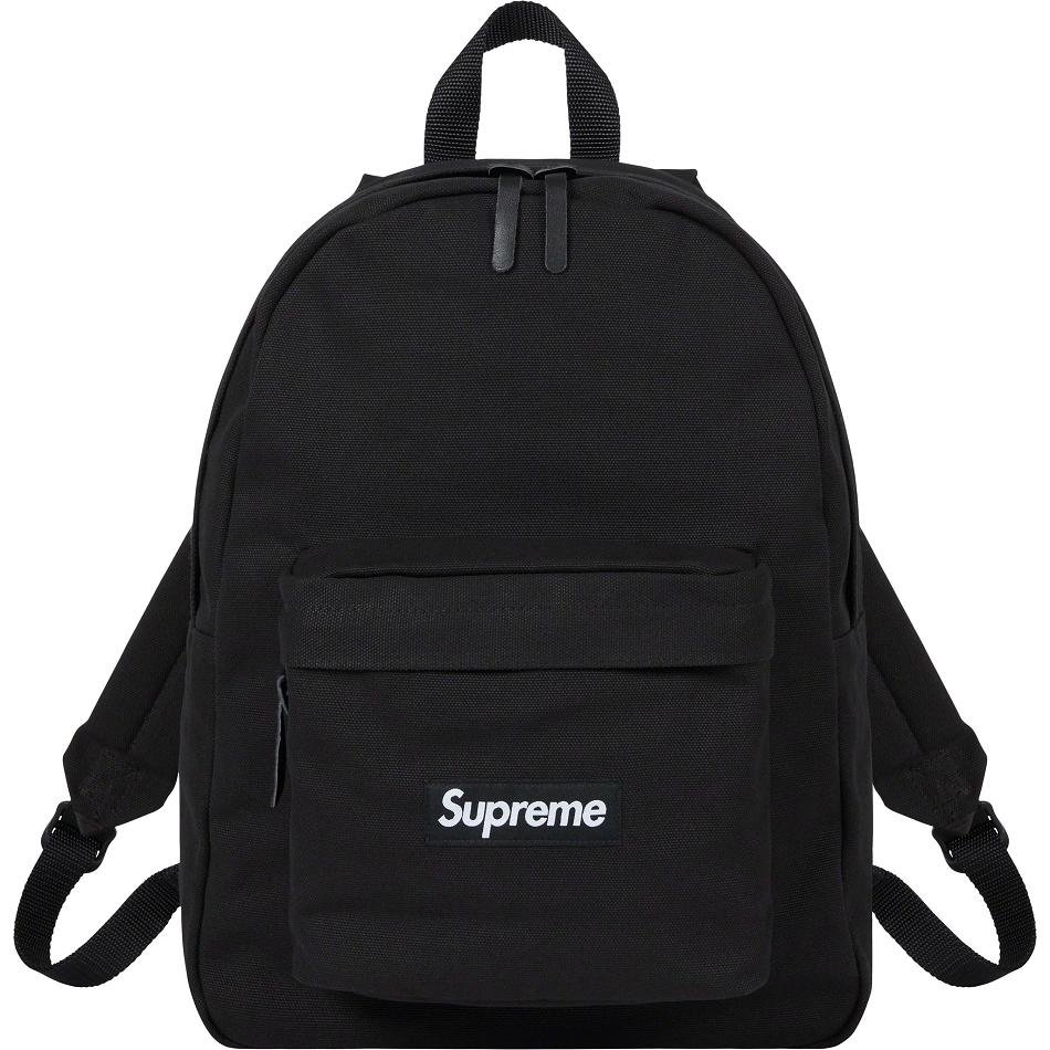 Supreme Canvas Backpack Laukut Mustat | FI166BC