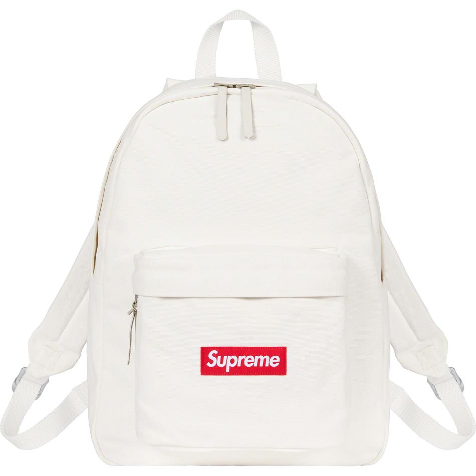 Supreme Canvas Backpack Laukut Valkoinen | FI165VD