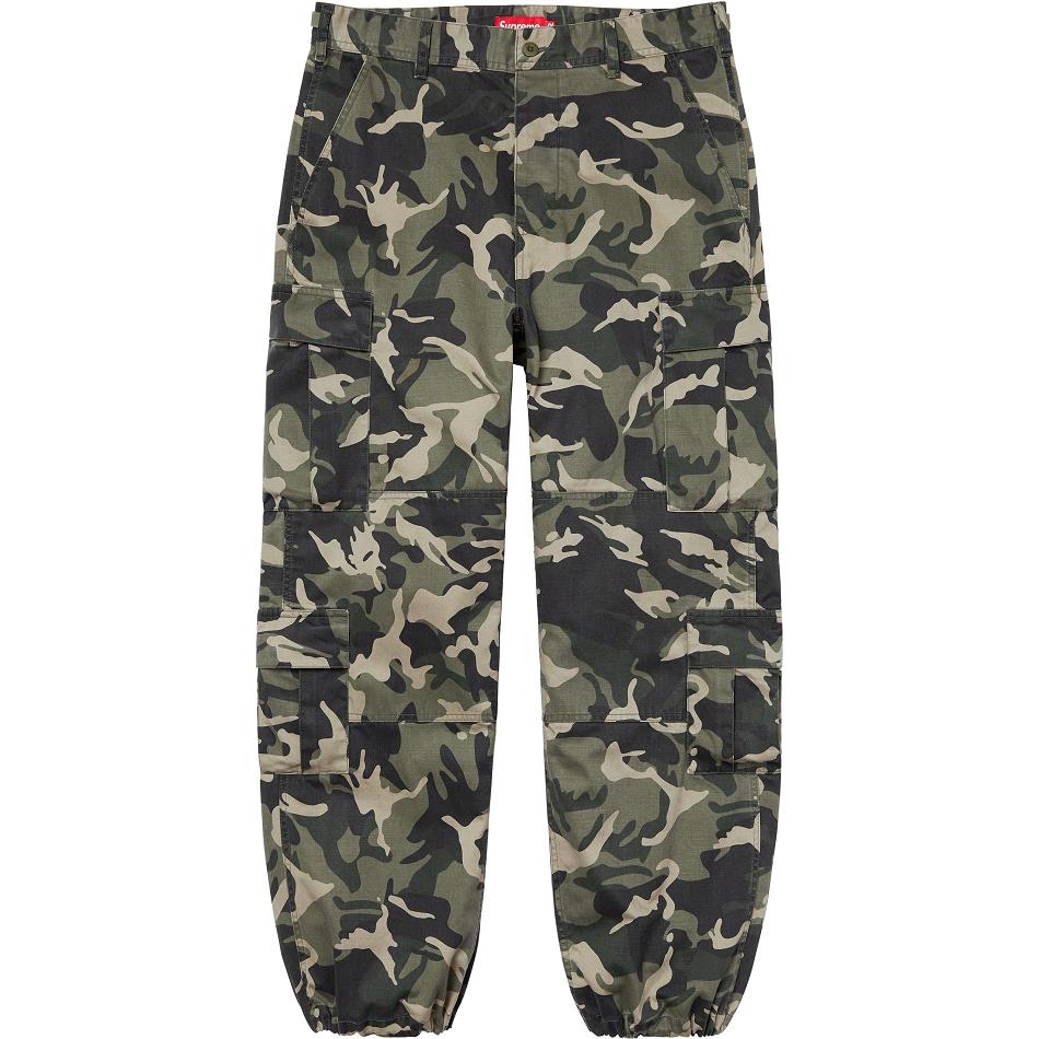 Supreme Cargo Pant Housut Vihreä Camo | FI395LH