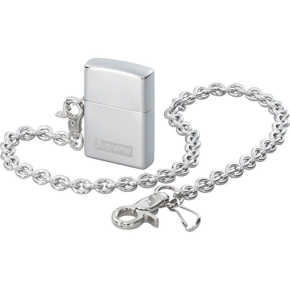 Supreme Chain Zippo® Asusteet Hopea | FI185JJ