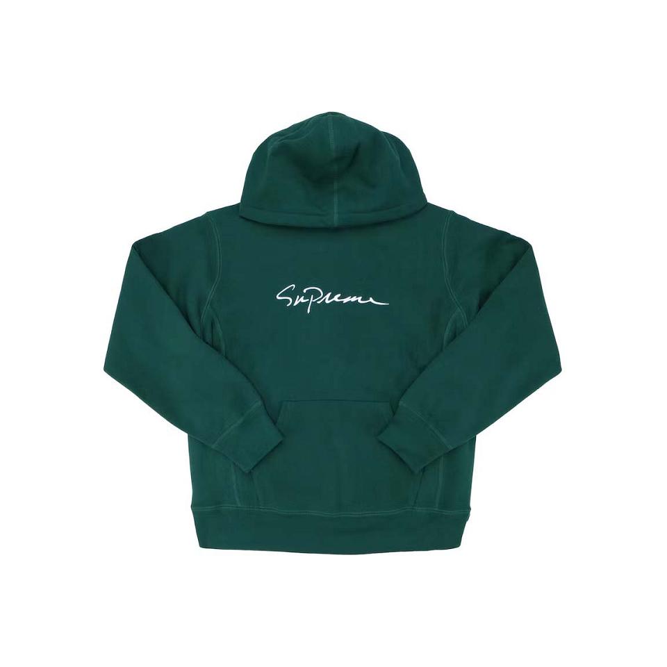 Supreme Classic Script Hupullinen Puserot Vihreä | FI268CE