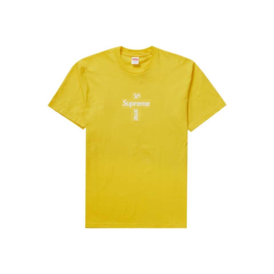 Supreme Cross Box Logo T Paidat Keltainen | FI201UT