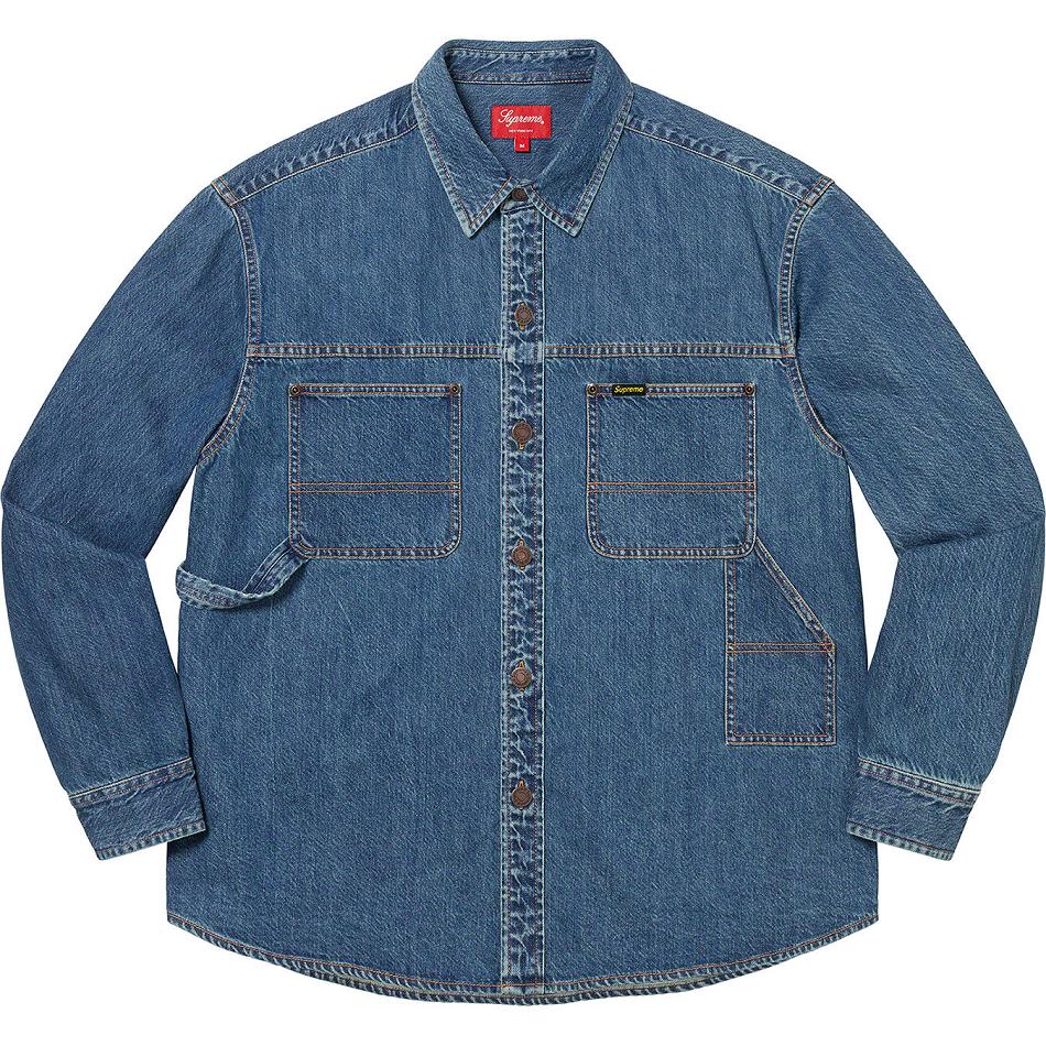 Supreme Denim Painter Paidat Sininen | FI391GL