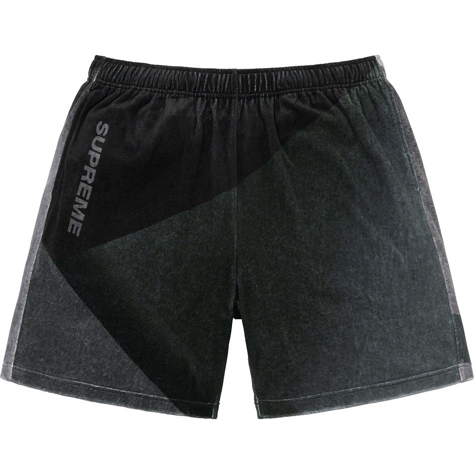 Supreme Geo Velour Shortsit Mustat | FI363DN