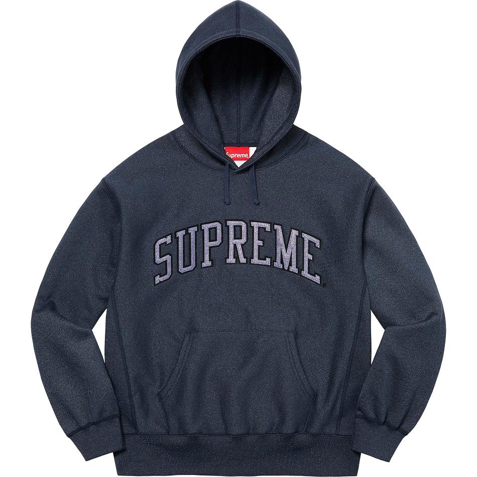 Supreme Glitter Arc Hupullinen Puserot Laivastonsininen | FI295VD