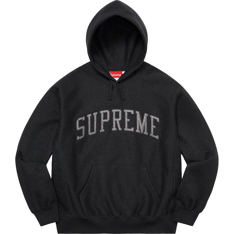 Supreme Glitter Arc Hupullinen Puserot Mustat | FI298MA