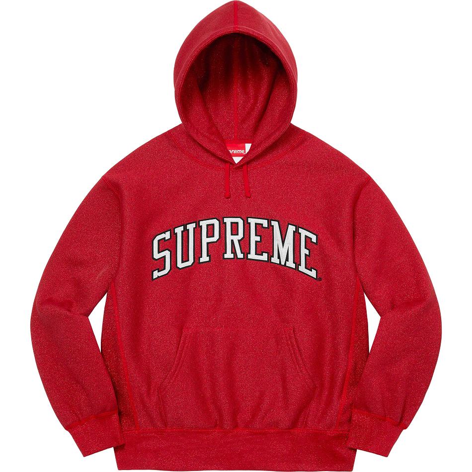 Supreme Glitter Arc Hupullinen Puserot Punainen | FI296BC