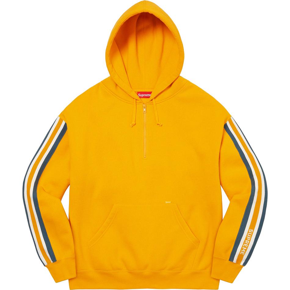 Supreme Half Zip Hupullinen Puserot Kultaiset | FI294CE