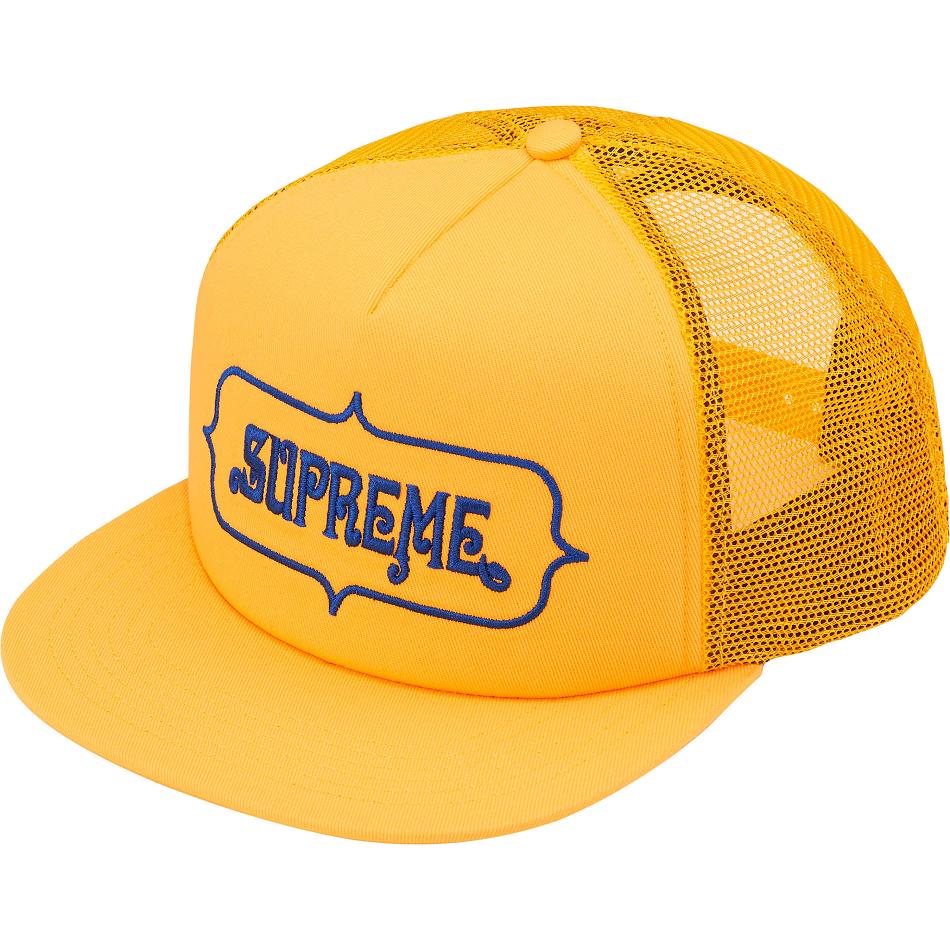 Supreme Highest Mesh Back 5-Panel Hatut Keltainen | FI131GL