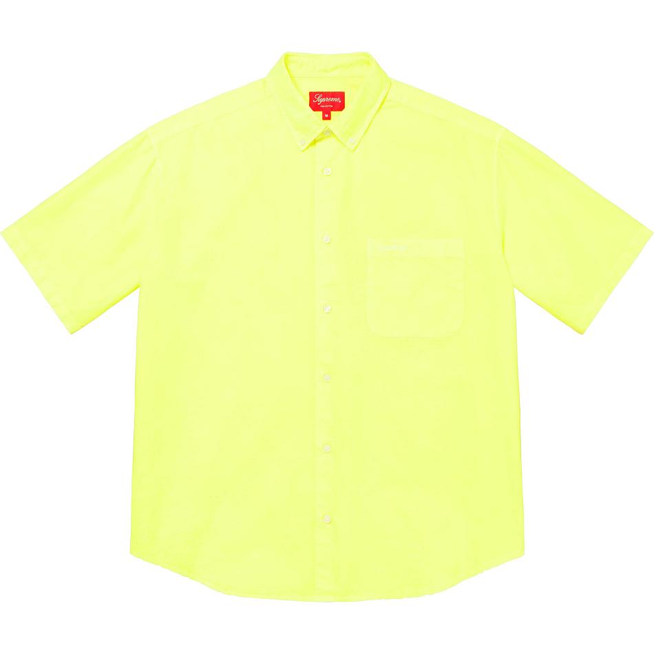 Supreme Loose Fit S/S Oxford Paidat Keltainen | FI382YU