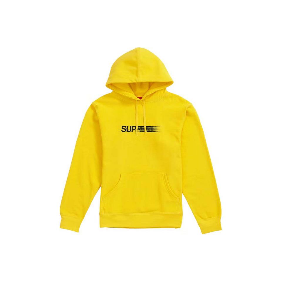 Supreme Motion Logo Hupullinen Puserot Keltainen | FI264KI