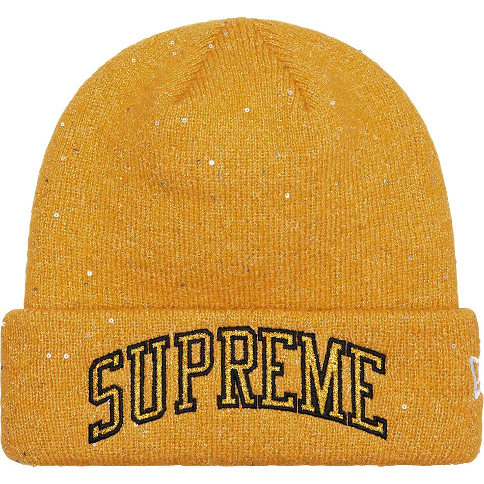 Supreme New Era® Metallic Arc Beanie Hatut Kultaiset | FI147TV