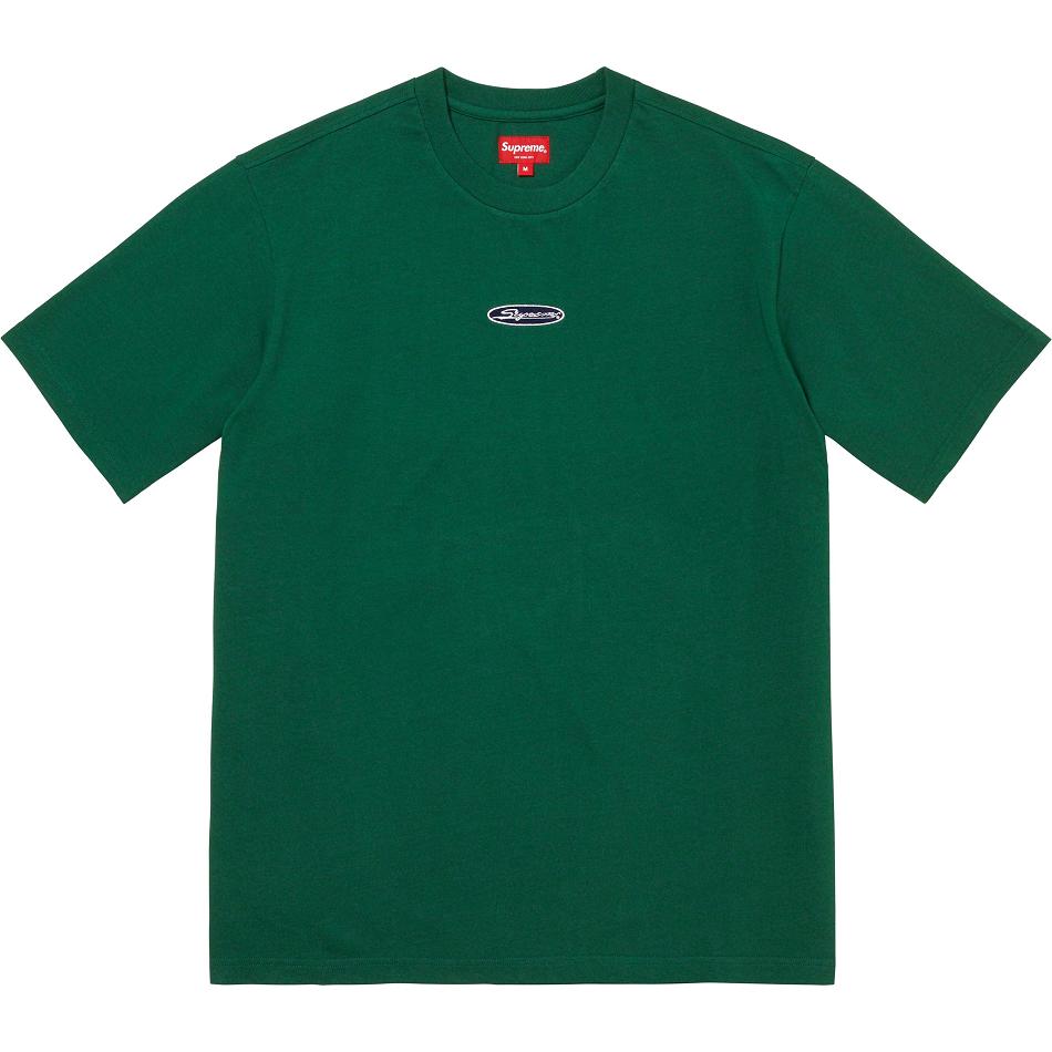 Supreme Oval Logo S/S Top Neulepuserot Vihreä | FI336SO
