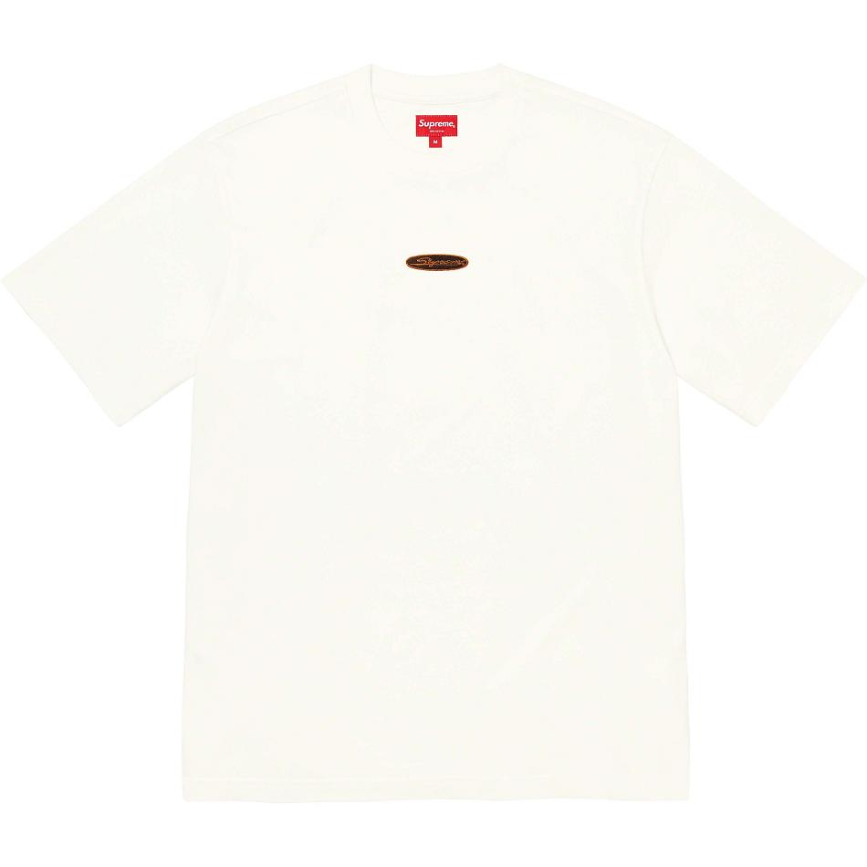 Supreme Oval Logo S/S Top Neulepuserot Valkoinen | FI339GL