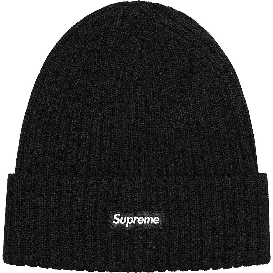 Supreme Overdyed Beanie Hatut Mustat | FI161LH