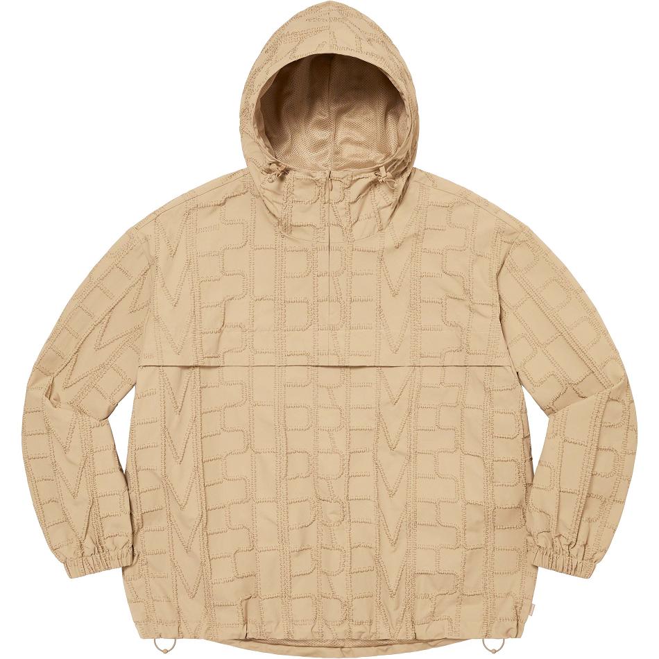 Supreme Repeat Stitch Anorak Takki Ruskea | FI440SO