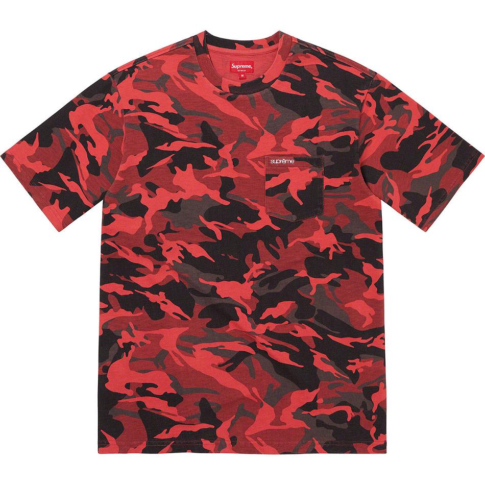 Supreme S/S Pocket Tee Neulepuserot Punainen | FI318ZG