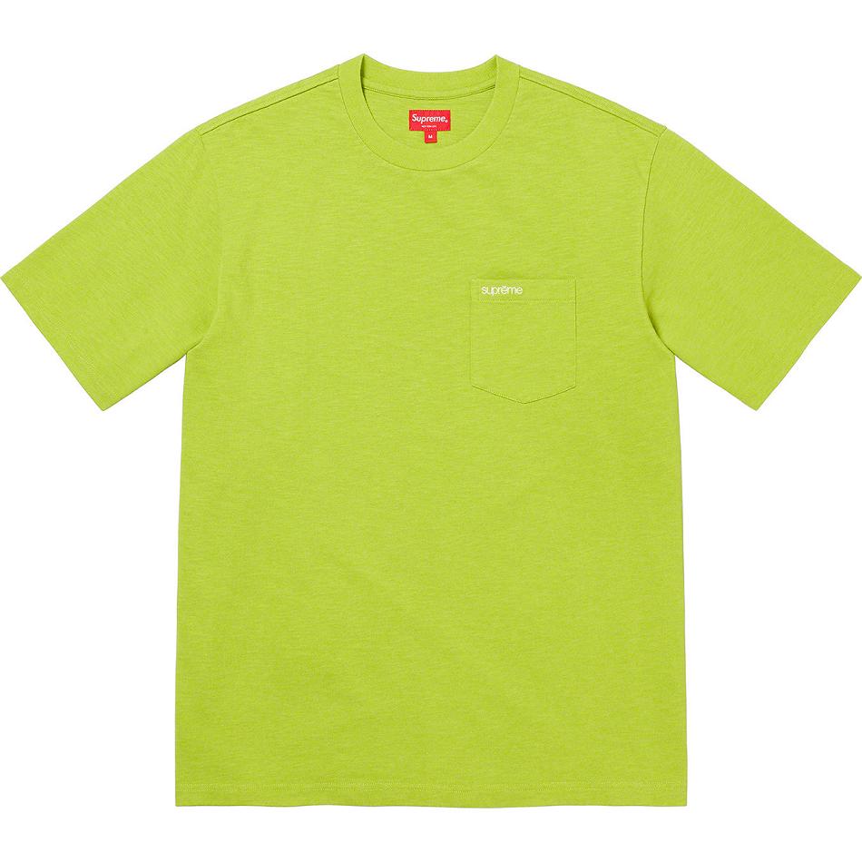 Supreme S/S Pocket Tee Neulepuserot Vihreä | FI321VD