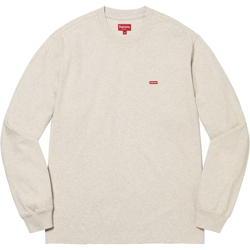 Supreme Small Box L/S Tee Neulepuserot Beige | FI343LH