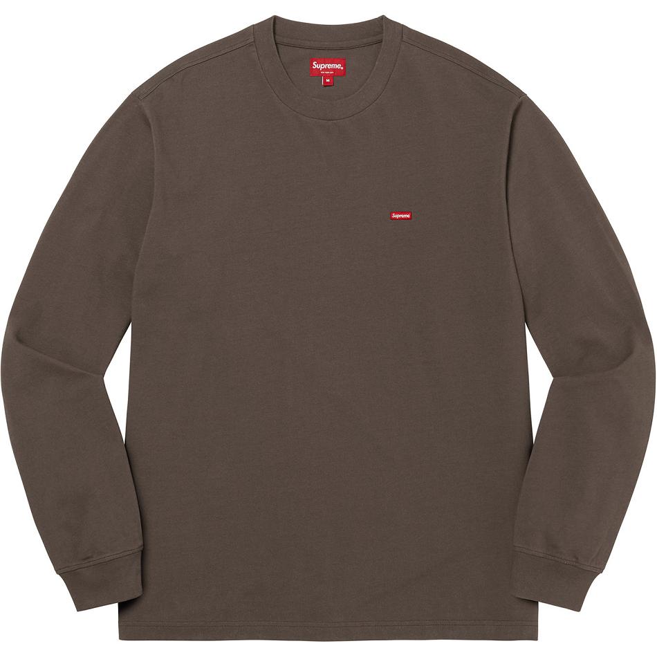 Supreme Small Box L/S Tee Neulepuserot Ruskea | FI341JJ