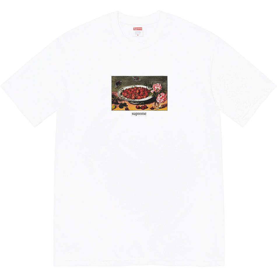Supreme Strawberries Tee T Paidat Valkoinen | FI250RW