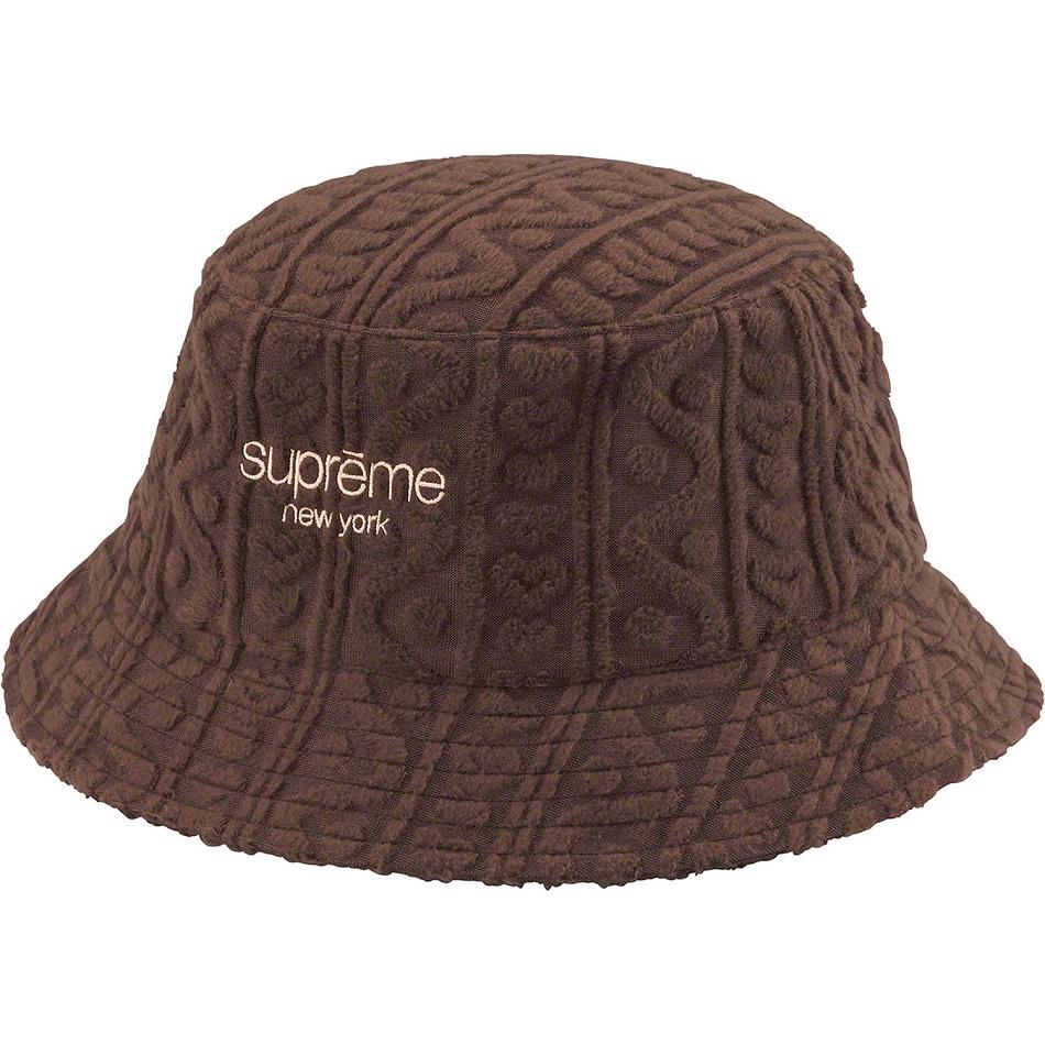 Supreme Terry Pattern Crusher Hatut Ruskea | FI143QZ