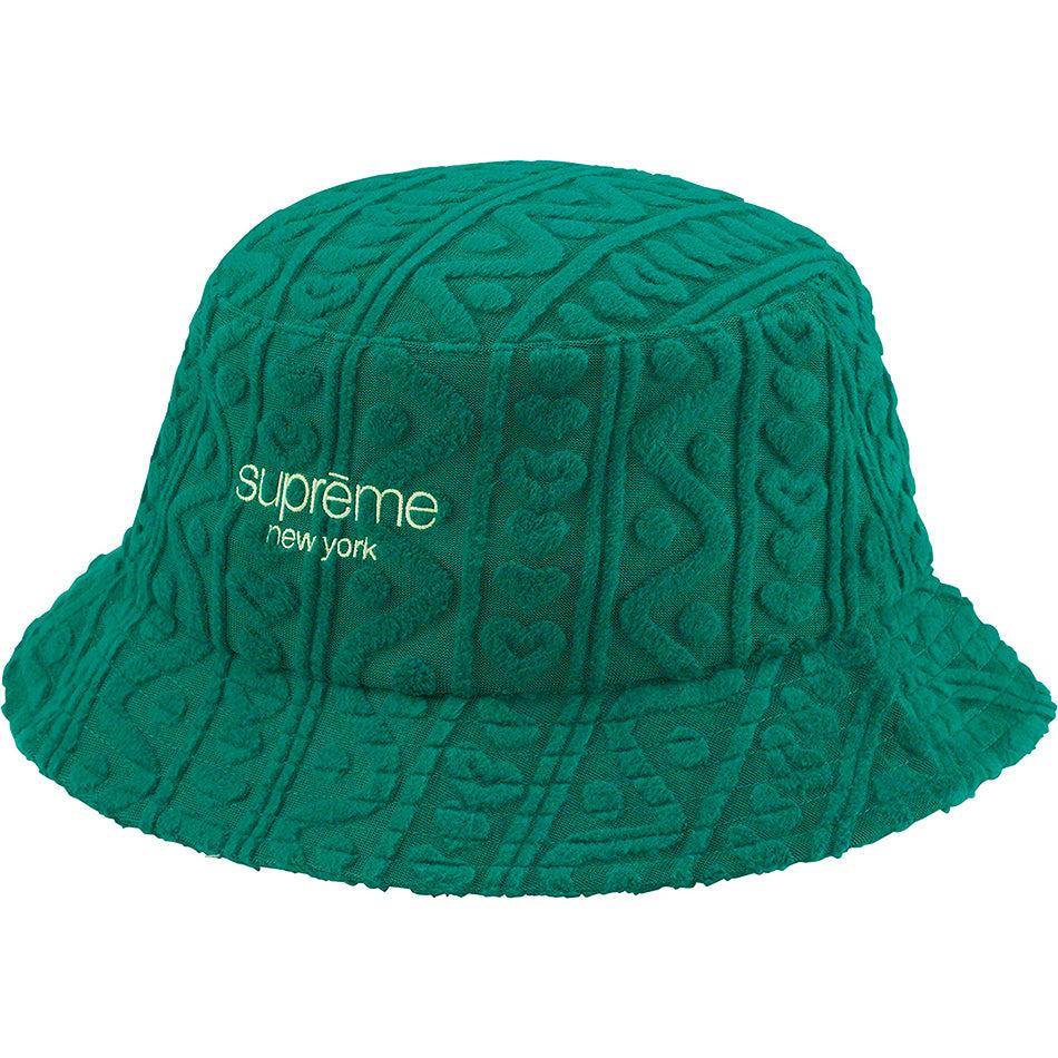 Supreme Terry Pattern Crusher Hatut Vihreä | FI142MA