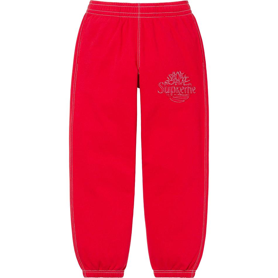 Supreme Timberland® Sweatpant Housut Punainen | FI409UT