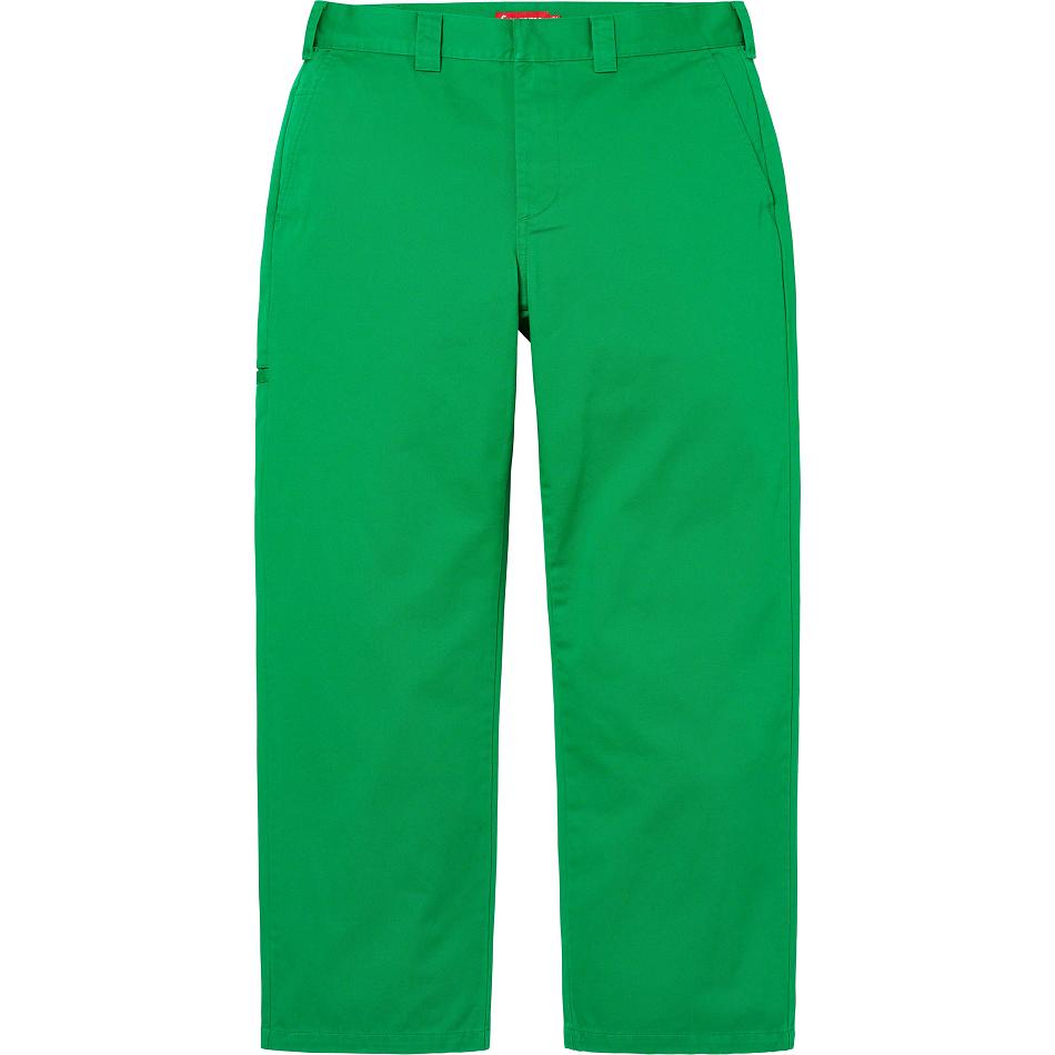 Supreme Työ Pant Housut Vihreä | FI418HK