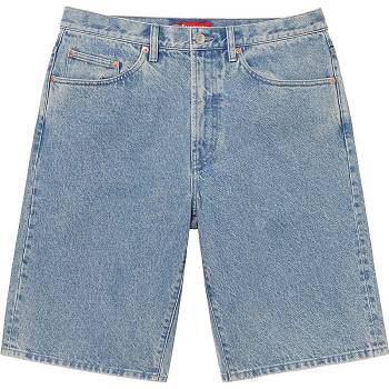 Supreme Baggy Denim Shortsit Sininen | FI355TV