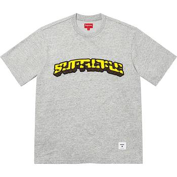 Supreme Block Arc S/S Top Neulepuserot Harmaat | FI326WY