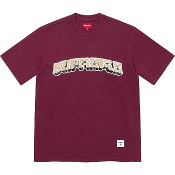 Supreme Block Arc S/S Top Neulepuserot Punainen | FI327EX