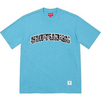 Supreme Block Arc S/S Top Neulepuserot Sininen | FI331UT