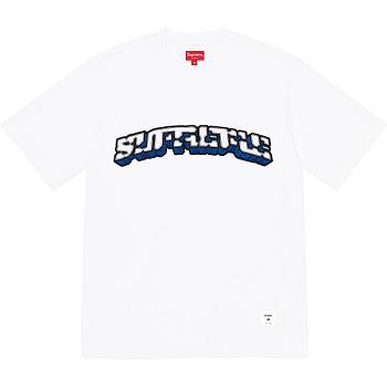 Supreme Block Arc S/S Top Neulepuserot Valkoinen | FI329TV
