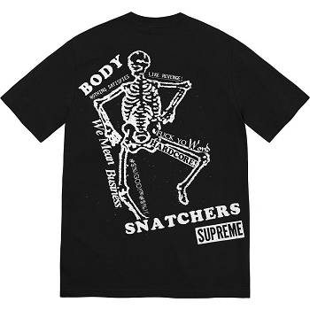 Supreme Body Snatchers Tee T Paidat Mustat | FI241XF