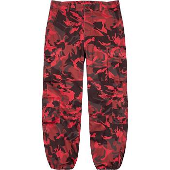 Supreme Cargo Pant Housut Punainen Camo | FI394KI