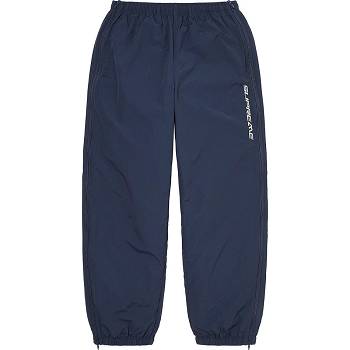 Supreme Full Zip Baggy Warm Up Pant Housut Laivastonsininen | FI430WY
