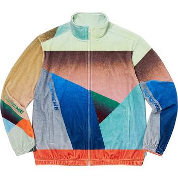 Supreme Geo Velour Track Takki Monivärinen | FI449XF