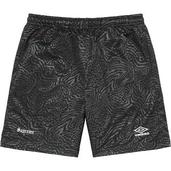 Supreme Jacquard Animal Print Soccer Shortsit Mustat | FI361AP