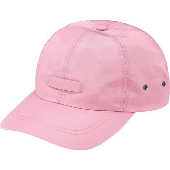 Supreme Nahkaiset Patch 6-Panel Hatut Pinkki | FI123UT