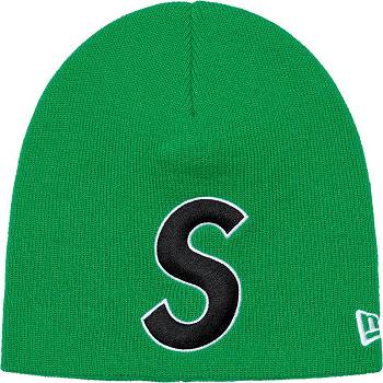 Supreme New Era® S Logo Beanie Hatut Vihreä | FI150IS