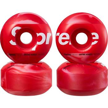 Supreme Spitfire® Shop Wheels (Set of 4) Skateboard Asusteet Punainen | FI174YU