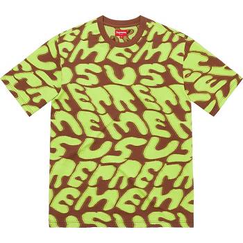 Supreme Stacked Intarsia S/S Top Neulepuserot Vihreä | FI308PQ