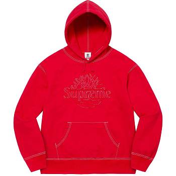 Supreme Timberland® Hupullinen Puserot Punainen | FI300WY
